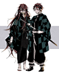 鬼灭之刃超话 #灶门炭治郎# #鬼舞辻无惨# 
“炭与炭”

渣摸鱼，继续之前的脑洞 疯狂磕毒药的我 
lof：O网页链接 ​​​​