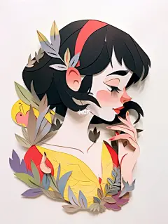 剪纸风, 白雪公主