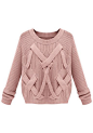 3D Criss Cross Knit