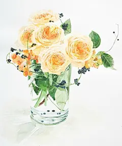 柘植彩子 （Ayako Tsuge ）｜ 静物水彩 - 插画艺术 - CNU视觉联盟