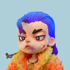 hanson-冯汉军采集到C-c4d-人物