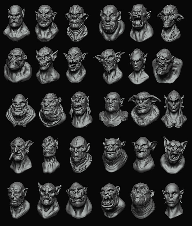 Daily sculpts 31-60 ...