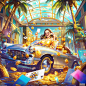 chaoslu_Beautiful_Vietnamese_woman_sitting_in_a_convertible_car_1aac3a1d-7d4b-4384-b927-3591301882c2