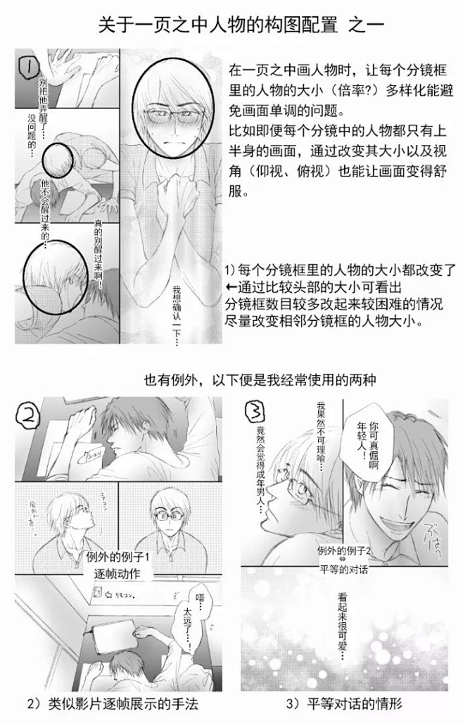 【绘画教程】关于漫画中的视觉引导与舒适的...