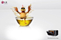 LG Microwave : made the campaign for the LG brand of microwave oven at HS Ad