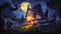 ArtStation - Halloween, Ekaterina Sludnyakova