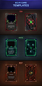 Sci-Fi Card Templates 2.0 by VengeanceMK1