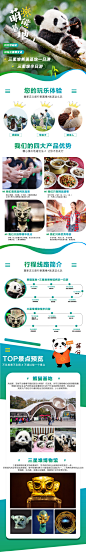 熊猫基地三星堆旅游电商详情页