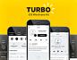 TURBO iOS Wireframe Kit (100+ app screens) : Turbo iOS Wireframe Kit - Consists of 100 screens, 9 categories: Sign in, Sign up, Walkthroughs, Navigation, Profile , Social , News, Multimedia, E-commerce, and also main components, text styles, 73 vector ico