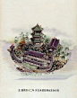 画笔下的中国古建筑