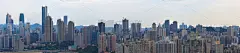 都市风景,著名景点,重庆,全景,城市天际线,摩天大楼,水平画幅,高视角,山,无人