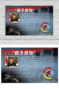 演绎圈子腐败犯罪检察院海报设计图片
