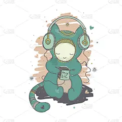 插图与一个善良的怪物谁喜欢好音乐