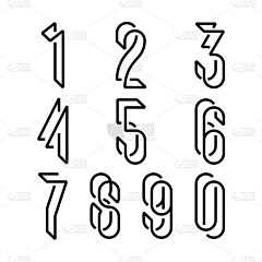 Devil珍采集到字母与数字