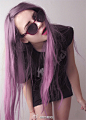 渐变彩虹头发——夜之紫罗兰（我们都是紫色控@紫色潮流控http://weibo.com/ililacko，微信：LilacKo）#紫色#

