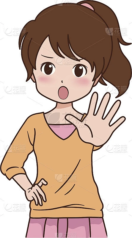 girl_stop素材-花瓣网