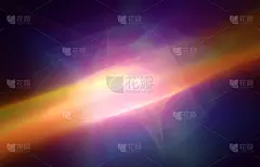 抽象的深饱和分形彩色背景壁纸