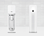 SodaStream Source
With SodaStream Source, consumers can make carbonated beverages from tap water, a sustainable alternative to buying beverages in plastic bottles. The sleek, monolithic style provides for visual clarity. The clearly arranged user interfac