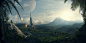 Matte painting portfolio : Portfolio of selected recent matte painting projects.