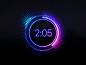 Music Visualisation - Radial applewatch ux ui radial musicplayer animation gradient beats waves equalizer visualisation music