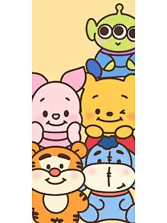 可爱迪士尼维尼噗噗✨｜原创插画壁纸分享 - 小红书