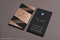 Hard Suede Business Cards