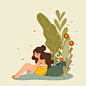 Adrianne Walujo Illustration 在 Instagram 上发布：“An exploration on other colour- rustic teal. Again, sooo tempted to use yellow for her dress. ☀️ Do you like this colour palette? ☺️ . . .…” : 13.4K 次赞、 95 条评论 - Adrianne Walujo Illustration (@adriannewalujo.o