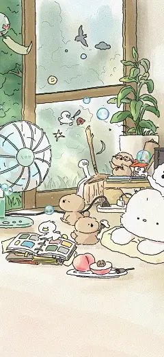 插画 手机壁纸 背景图