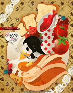 韩国——画师welchino的动漫同人插画作品