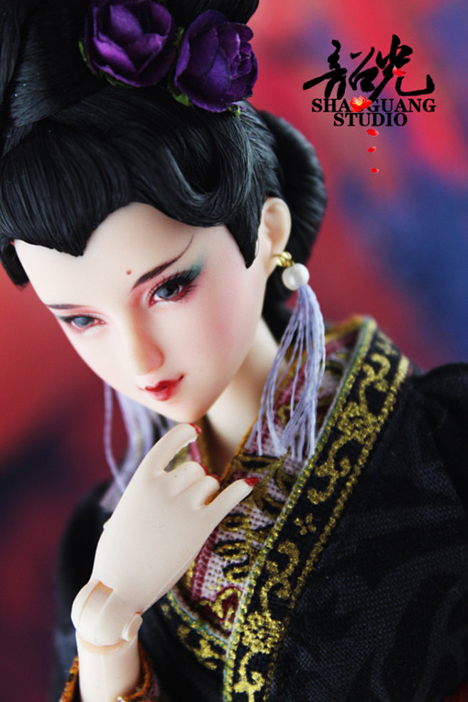 【韶光娃社】【售完展示】ob 1/6 可儿 娃衣 汉服 貂蝉古装娃娃 容颜