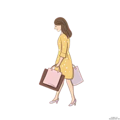 美女购物手提袋插画 PNG搜索 插画,促销,低价狂潮,购物,美女,商场,商场狂欢节,手绘,手提袋,双十一,装饰图案