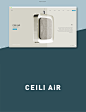 Ceiling Air purifier objet _ CEILI AiR : Kitchen Air solution
