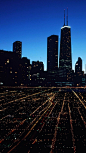 大气城市夜景灯光H5背景素材- HTML素材网