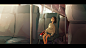 籠中魚 Fish in cages : These are some concept art for my graduation animation film. The background is in Taipei city, where I live in. 