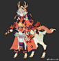#阴阳师手游# #百绘罗衣# 小鹿男-神使踏歌 ，白鹿版本最后发一次合集
灵感来源为严岛神社的雅乐表演，以及春日大社的白鹿御守
P1视觉图，P2基本三视图，P3Q版，P4为初期的草图，P5背景差分
初次参加绘制比赛请多指教~一心只想 厨 力 放 出 （私 心 爆 炸），其实都是爽图，做了很多篡改不要在意^q^ ​​​​...展开全文c