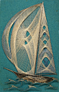 Vintage String art: 