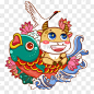 锦鲤 卡通图_百度图片搜索