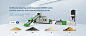 plastic material mixer machine