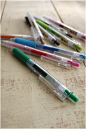 MUJI 无印良品 日本产 滑顺按压再生胶墨笔 水笔 0.5mm 各种颜色 原创 设计 新款 2013 正品 代购