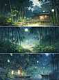Midjourney✨夏夜竹林✨ - 小红书