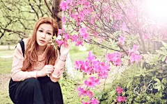 lomo美女户外写真唯美桌面壁纸桌面壁纸1