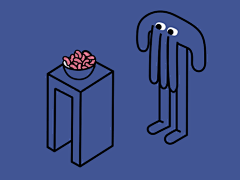 简单的线条再搭配上一双Q萌的小眼睛能做出什么动效呢？来自伦敦的Animade工作室中的设计师们玩出了新高度，这天马行空的脑洞也是开得漫无边际。#优设动图推荐#小编@踮脚张望一下