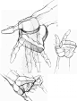 Forms And Structures - Drawing Hands - Joshua Nava Arts结构 struckure 内部结构 骨骼肌肉 内部解剖 人体内部分析 人体分析 动物分析 结构图 手
