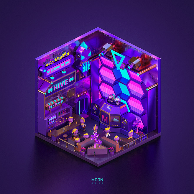C4D 小房间场景