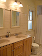 新古典风格别墅三室两厅卫生间浴室柜座便器装修效果图