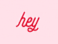 Hey There after effects gif animation motion design motion graphics typography design