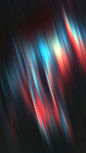 This may contain: blurry image of red and blue lines