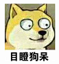 目瞪狗呆 - 大眼doge_动图_doge表情