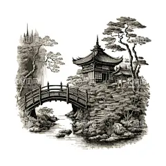 山水画  - 源文件下载【酷图网】风景水彩画,水彩画,古风山水画,亭子,水墨山水,国风插画,山水插画,风景插画,水彩画村庄,喷溅画,水墨画,水墨素材,矢量图