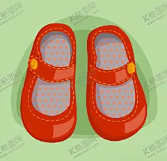 卡通鞋子 【酷图网】手绘鞋,卡通鞋子,插图,插画,Ai矢量,图片素材